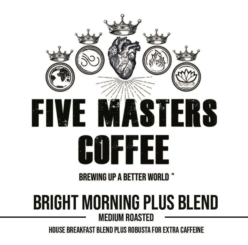 BRIGHT MORNING PLUS BLEND - Five Masters Coffee