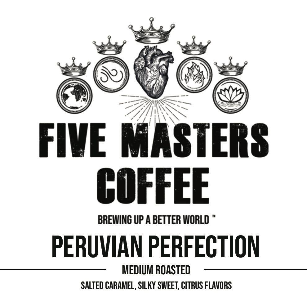 PERUVIAN PEFECTION FT/ORGANIC - Five Masters Coffee